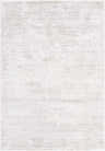 Close-up of the Aramis Area Rug. Cream, ivory, light gray, and white textured contemporary design. Design-Rectangle-537
