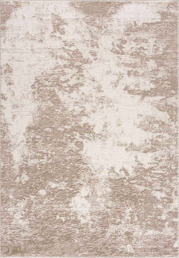 Close-up of the Briley Beige Area Rug, featuring an abstract pattern in ash, beige, and light brown hues. Design-Rectangle-5373