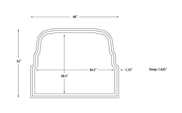 Brincones Mantel Mirror