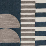 Sample Brooklyn Blue&Gray Modern Wool Rug