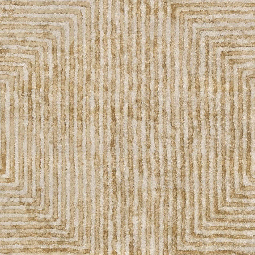 Sample Quartz Patterned Sheen Beige Viscose Rug