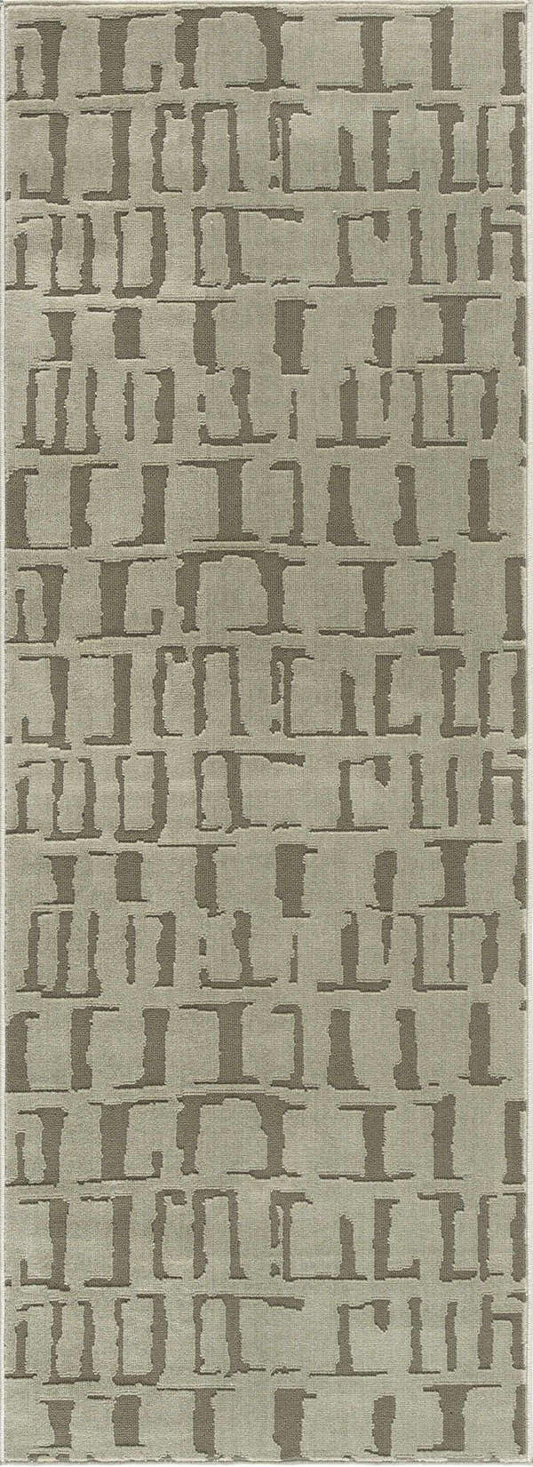 Sample Dragan Green Modern Washable Area Rug