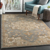 Made to Order Custom Size Broomfield Hand Tufted Gray 1144 Area Rug