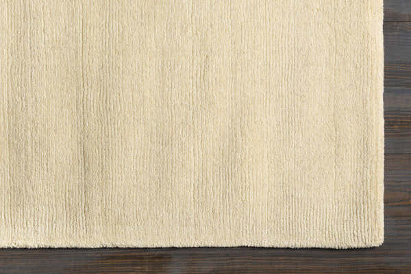 Sample Brockton Solid Wool Light Beige Area Rug
