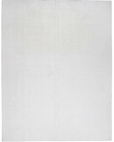 Brownsdale Hand Loomed Solid White Rug