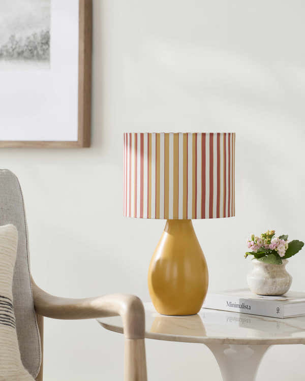 Beitbridge Yellow Table Lamp