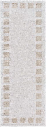 Beynon Beige Washable Area Rug