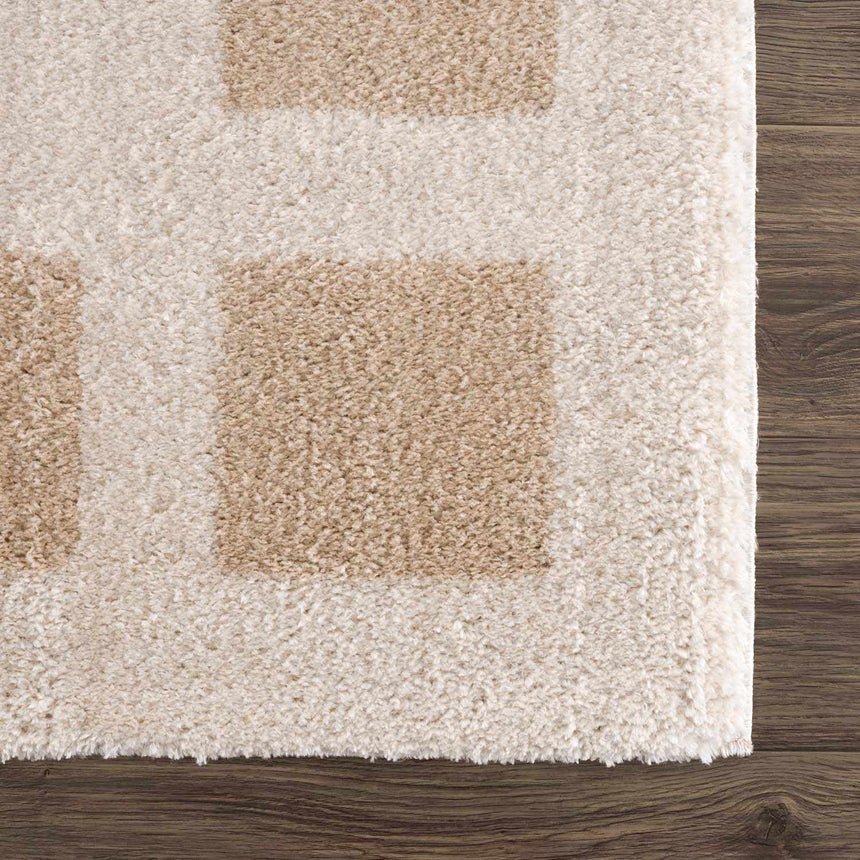 Beynon Beige Washable Area Rug