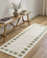 Beynon Green Washable Area Rug
