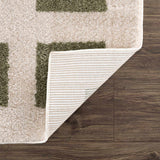Beynon Green Washable Area Rug
