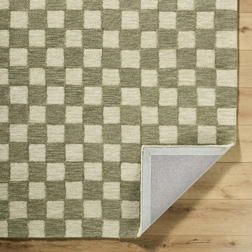 Made to Order Custom Size Amparo Olive Area Rug