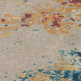 Sample Bualan Stone Pattern Wool Blend Rug - Clearance