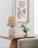 Badalucco White Table Lamp