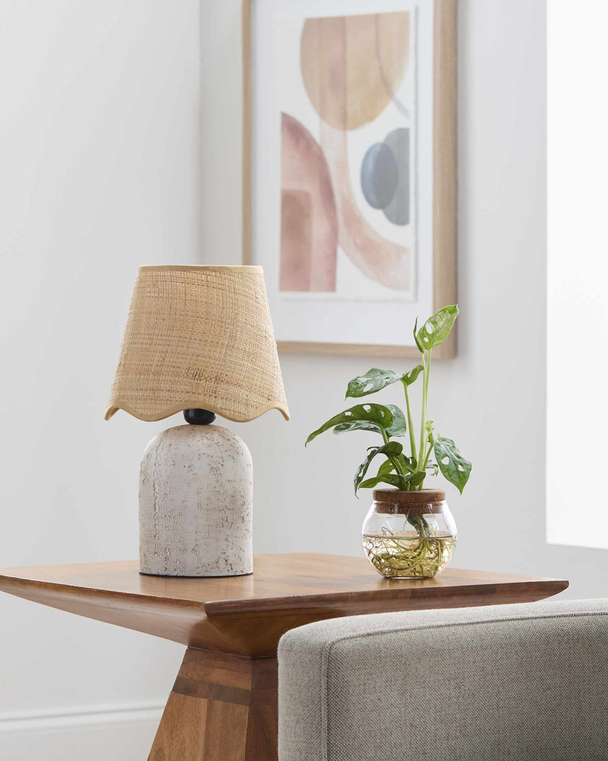 Badalucco White Table Lamp