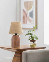 Badalucco Red Table Lamp