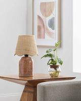 Badalucco Red Table Lamp