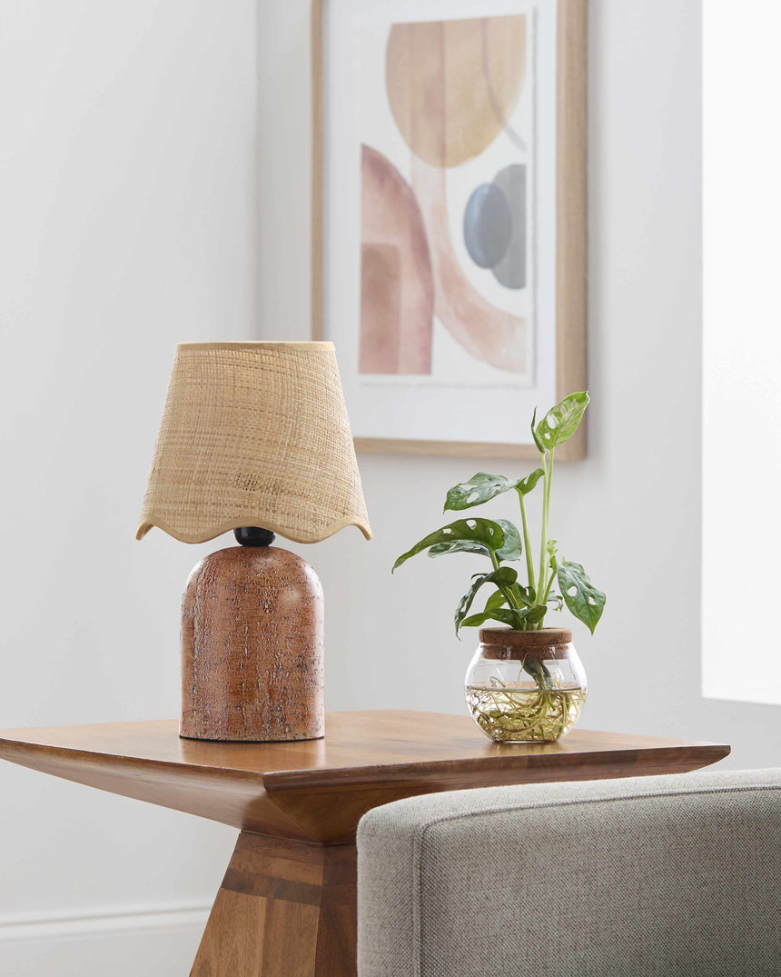 Badalucco Red Table Lamp