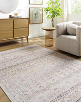 Bienna Vintage Flat Pile Washable Rug
