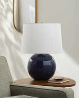 Bhadravati Navy Table Lamp