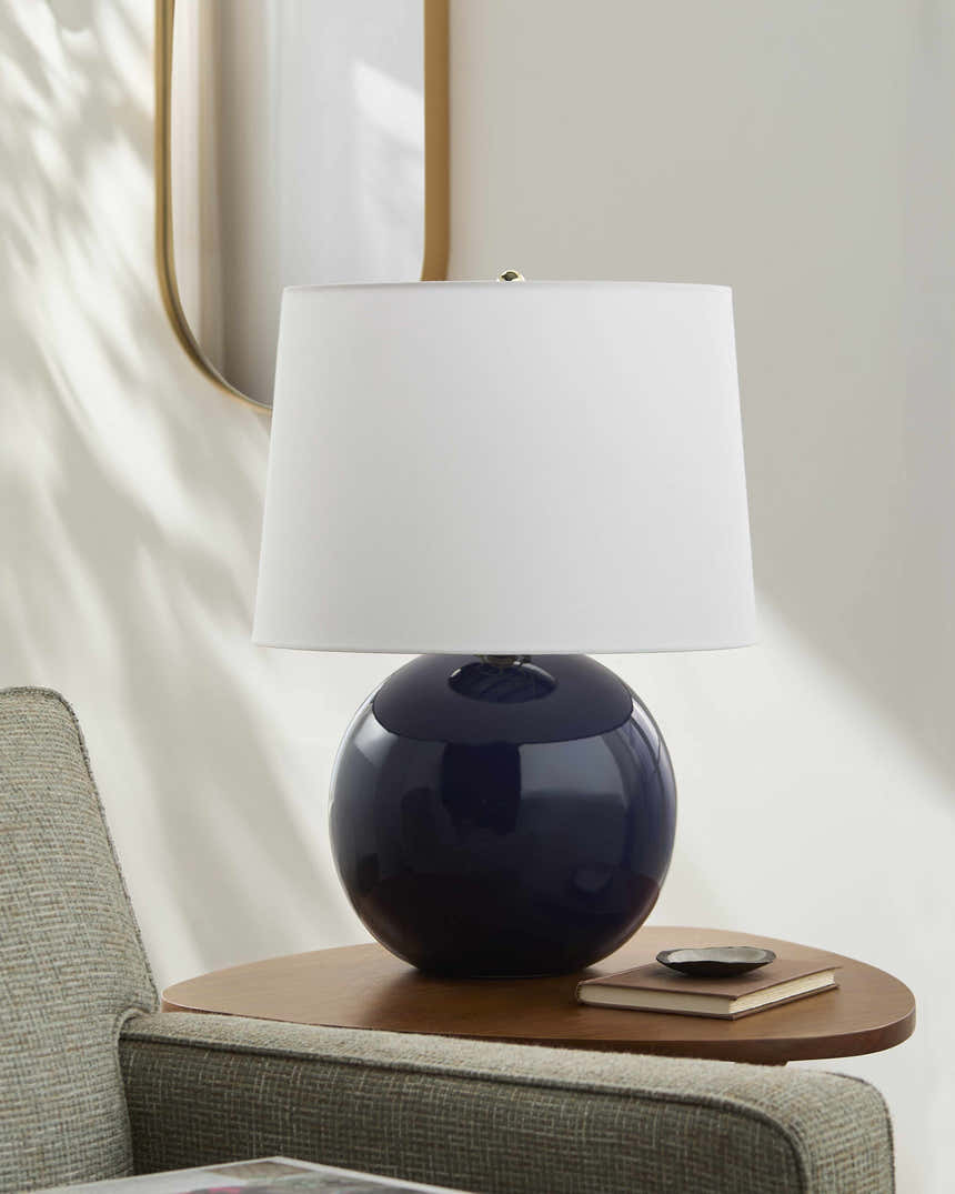 Bhadravati Navy Table Lamp
