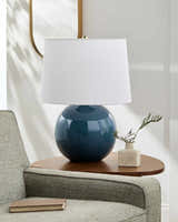 Bhadravati Blue Table Lamp