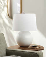 Bhadravati White Table Lamp
