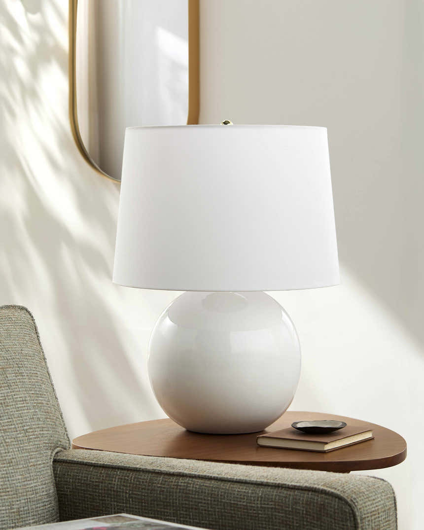 Bhadravati White Table Lamp