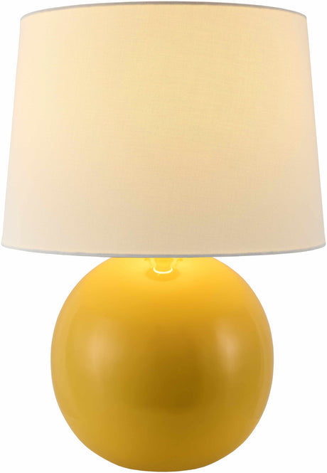 Bhadravati Yellow Table Lamp