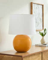 Bhadravati Orange Table Lamp
