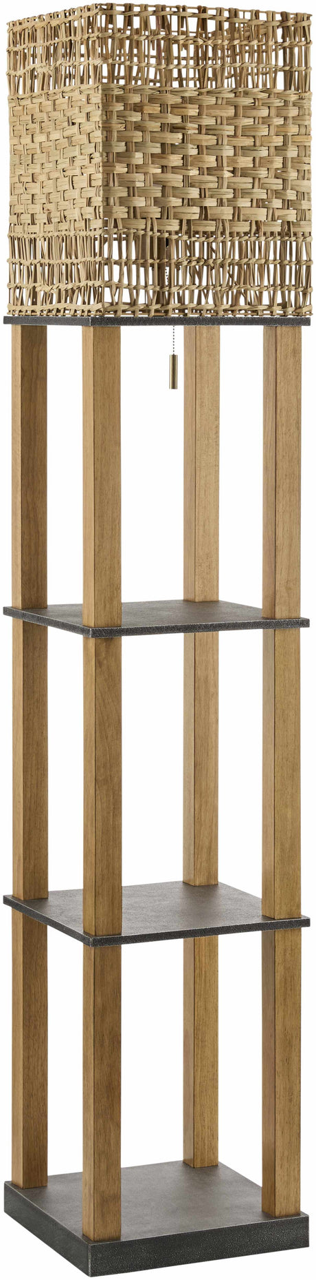 Blaindorf Dark Red Floor Lamp