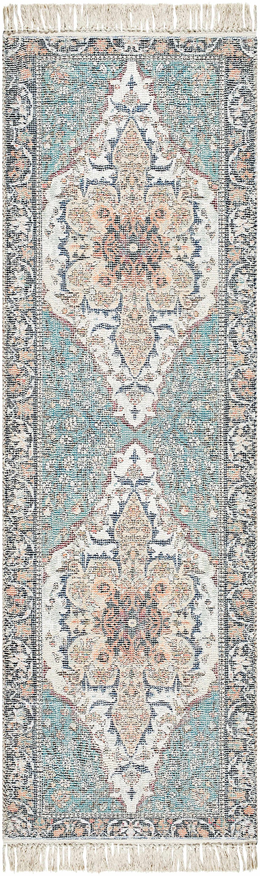 Bohdan Teal Area Rug