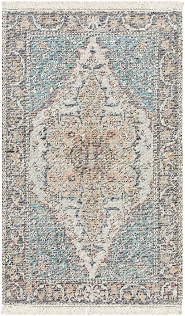 Bohdan Teal Area Rug