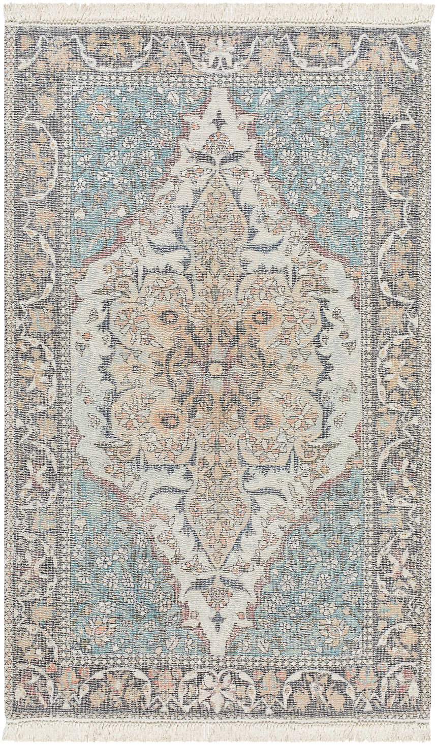Bohdan Teal Area Rug