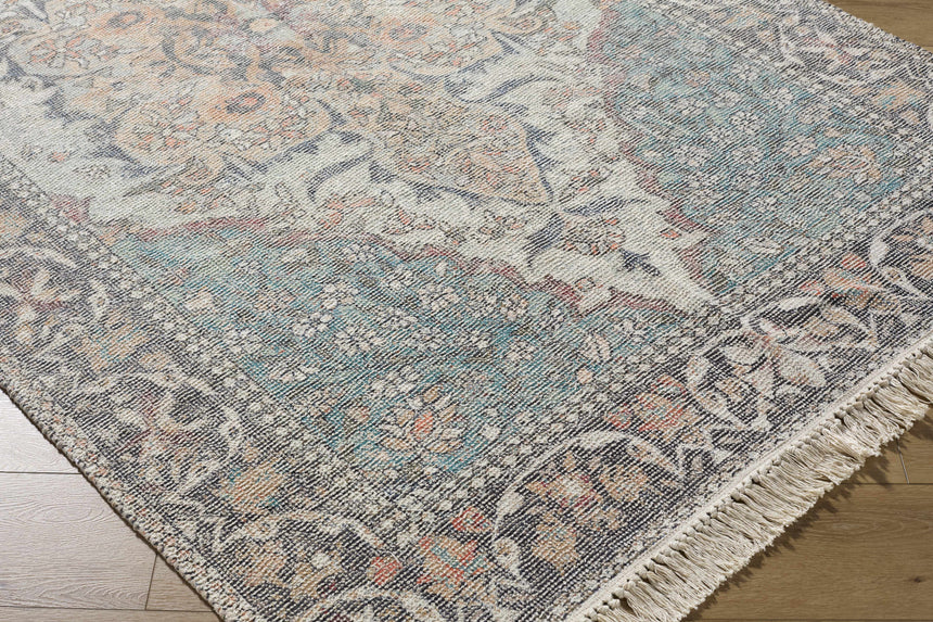 Bohdan Teal Area Rug