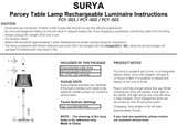 Baijiantan Black Table Lamp