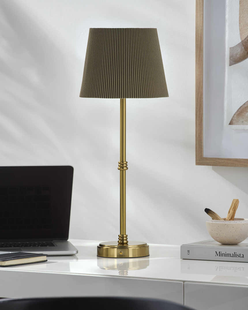 Baijiantan Metallic - Brass Table Lamp