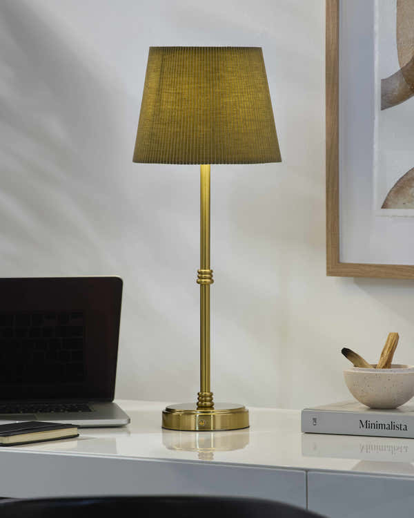 Baijiantan Metallic - Brass Table Lamp