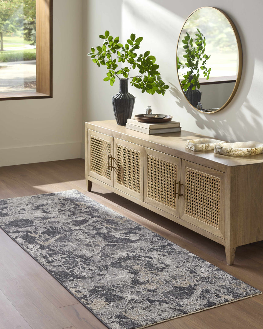 Breeda Black Area Rug
