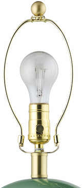 Benslimane Green Table Lamp