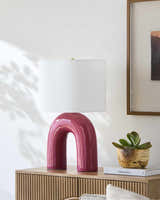 Benslimane Peach Table Lamp