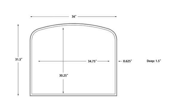 Barbarasco Mantel Mirror