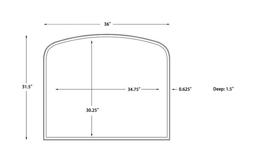 Barbarasco Mantel Mirror
