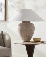Galey Dark Red Alix x Livabliss Camden Ford Table Lamp