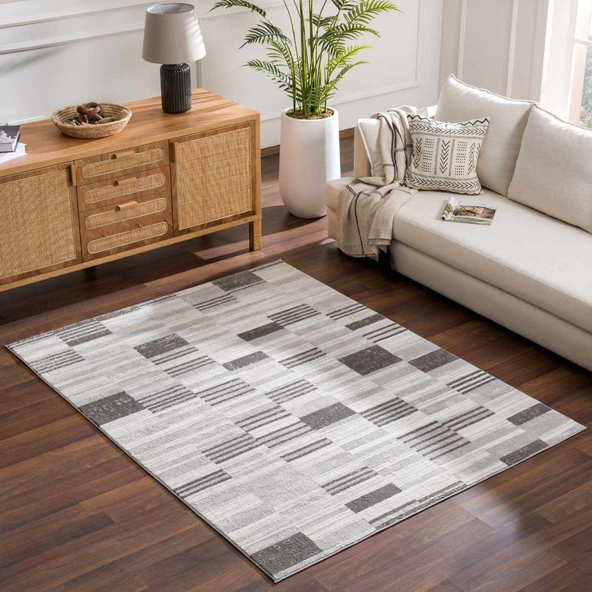 Bronka Broken-Striped Area Rug
