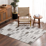 Bronka Broken-Striped Area Rug