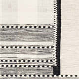 Sample Cream Cabagan Wool Braided Tassel Area Rug