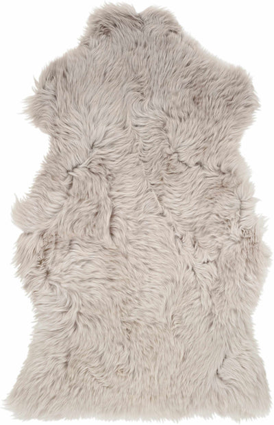 Off-White Sheepskin 2x3 Rug