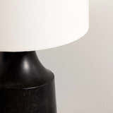 Canayan Black and Natural Resin Table Lamp