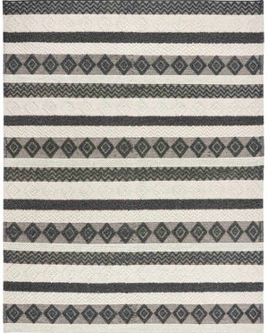 Whittington Black&White Wool Rug - Clearance