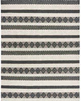 Sample Whittington Black&White Wool Rug - Clearance